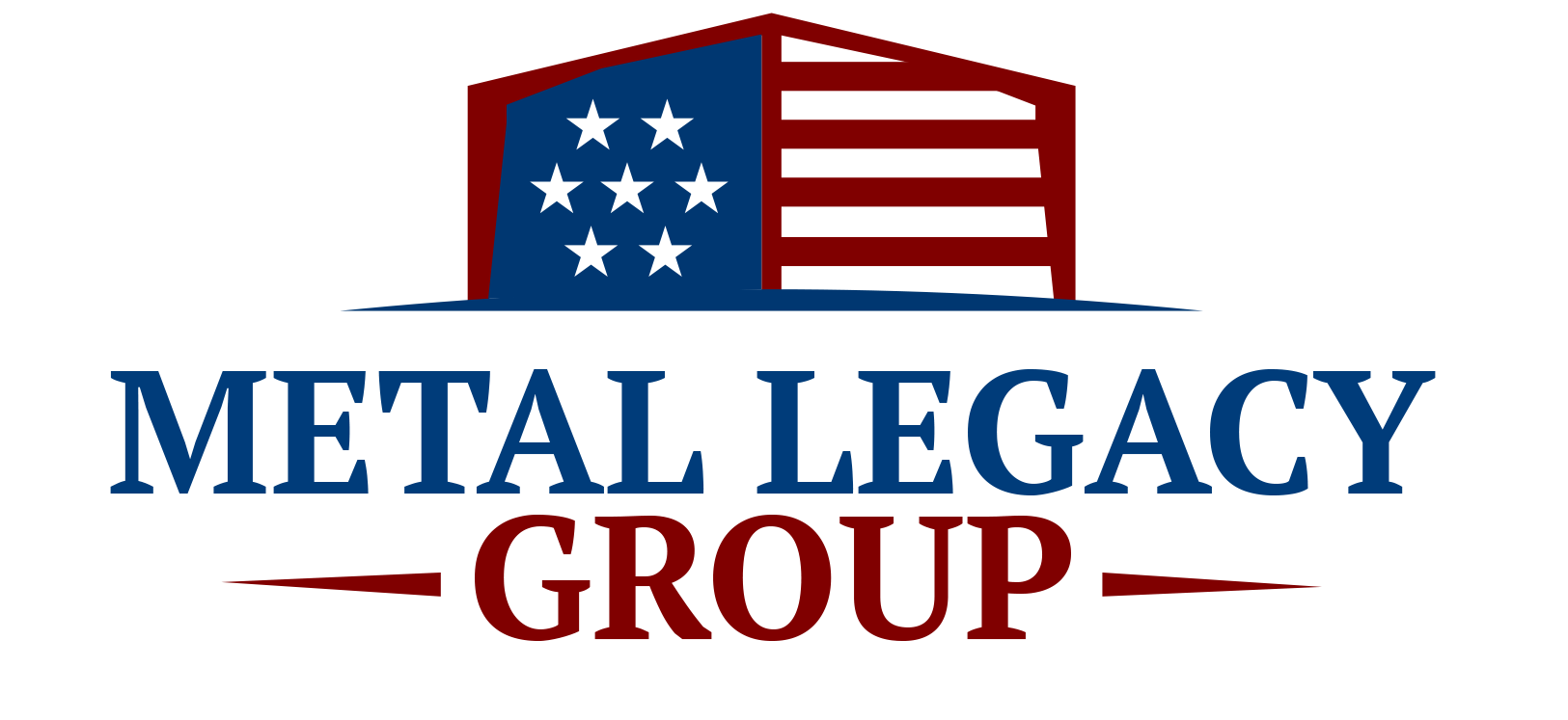 Commercial pre-engineered metal building under construction